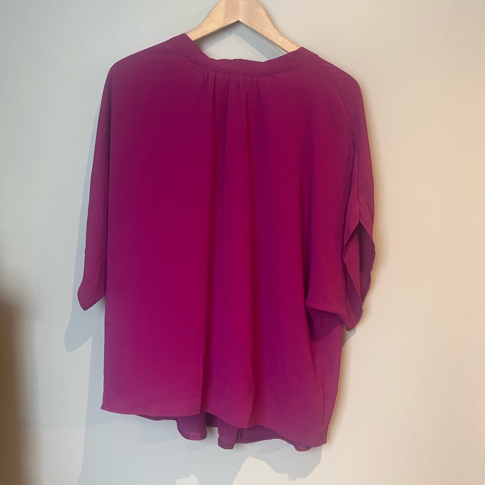 Silk Short Sleeve Top